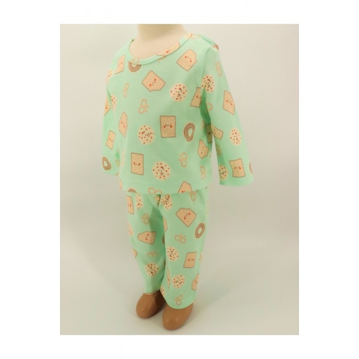 Pieros Baby 0008 Erkek Bebek Pijama Badi Ve Pantolon 2'li Takım